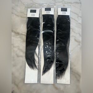 100% HUMAN HAIR WEFT BUNDLES (16”,18”20”) 1b